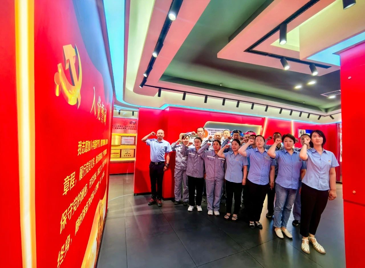牢记初心使命 赓续红色血脉——宁夏建龙党委组织开展迎“七一”党员重温入党誓词主题党日活动